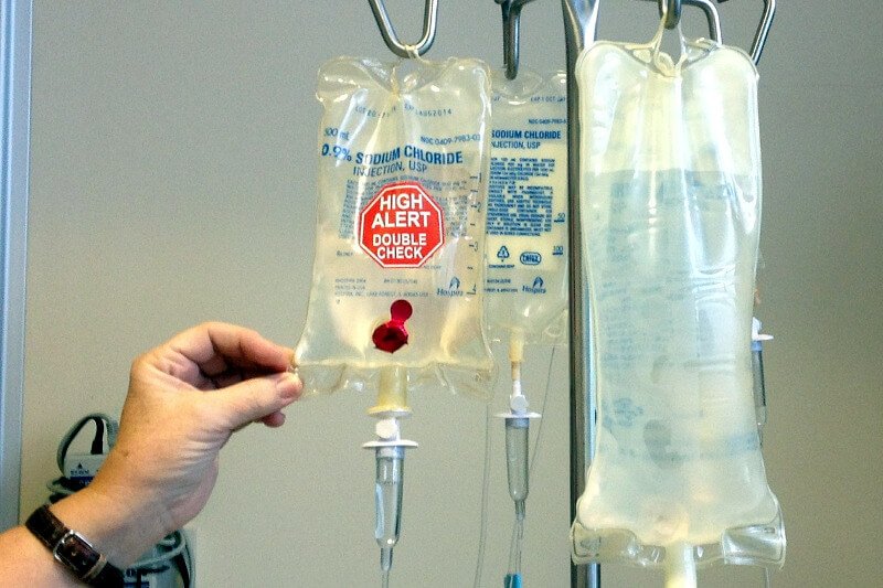 Chemotherapie per Infusion