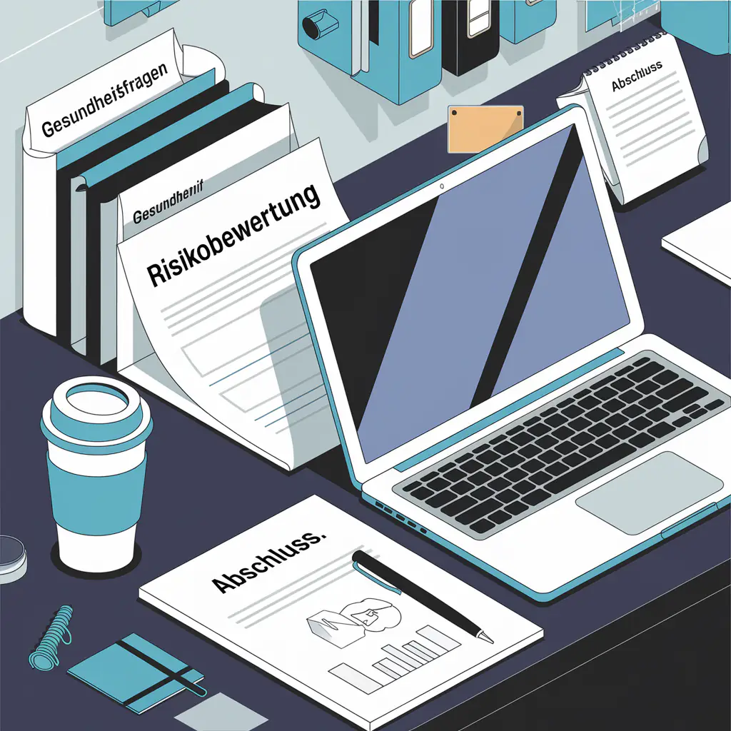 Grafik eines Bürotisches