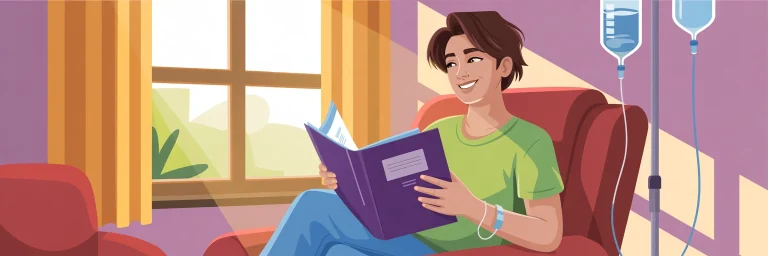 Person, die ein Buch liest